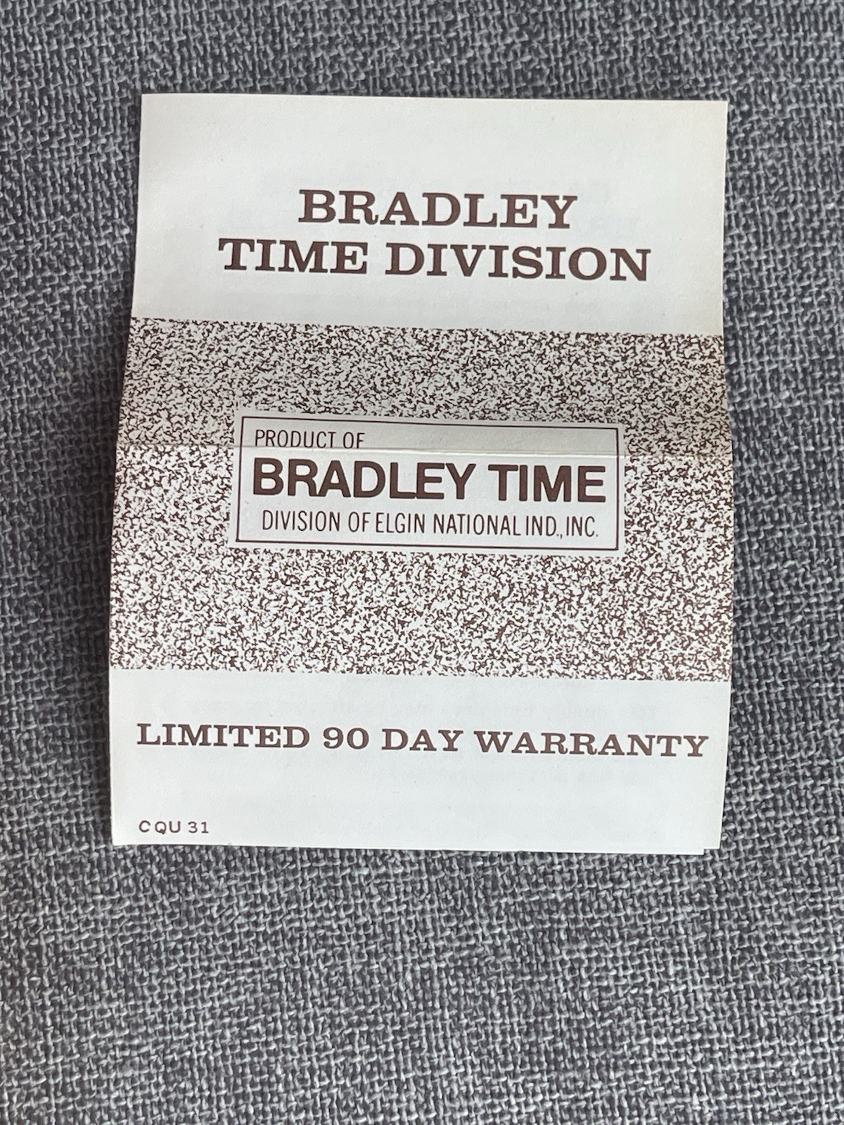 Rare Bradley Jump Hour Digital Mickey Mouse Watch Round With Case 1970s Repair