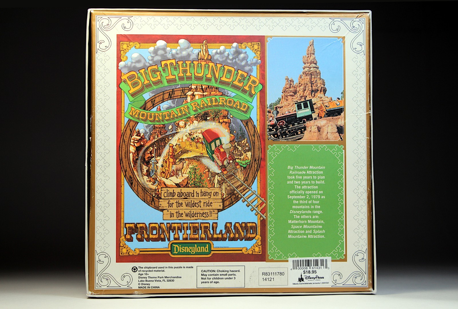 Disney Parks Big Thunder Mountain Railroad 100 Piece Signature Puzzle – Complete