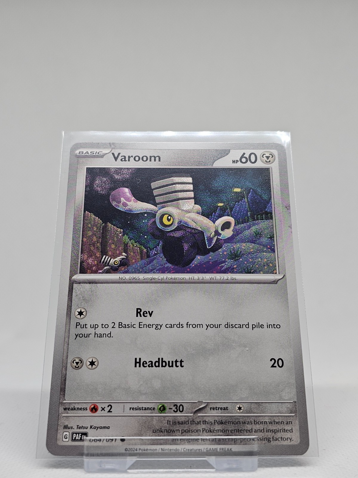 Varoom – 064/091 – Common – Scarlet & Violet: Paldean Fates – Pokemon