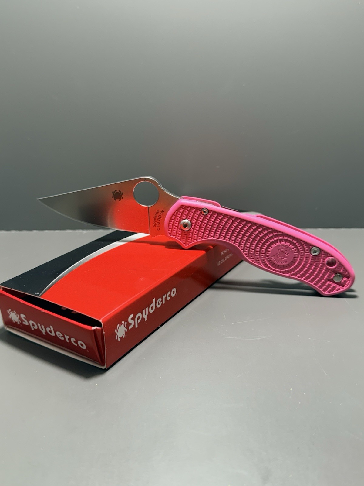 Spyderco Para 3 C223PPN Pink G10 S45VN KnifeJoy EXCLUSIVE HTF