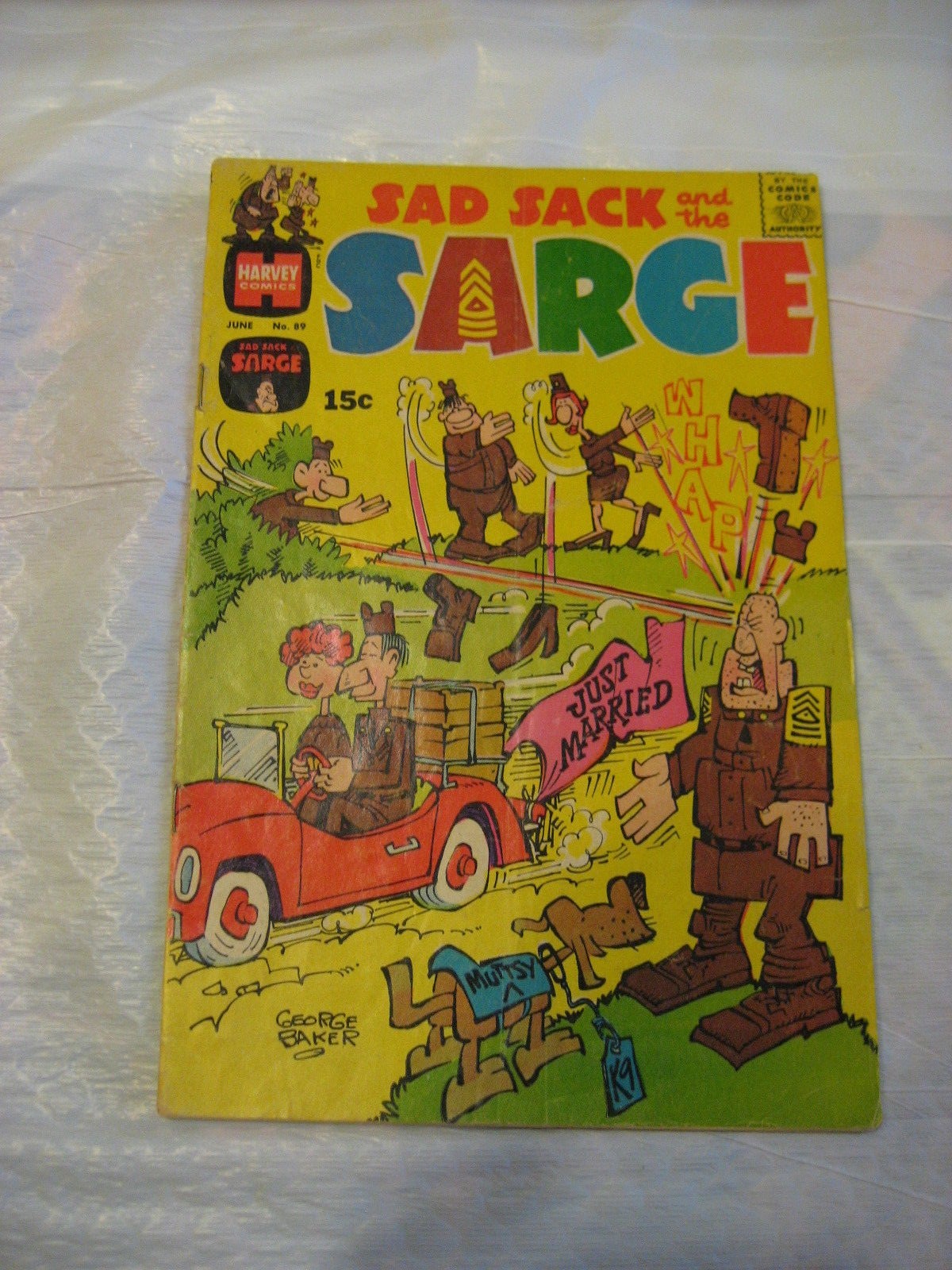 sad sack & sarge #89 vg-fine condition 1971