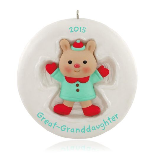 New 2015 Hallmark “Great-Granddaughter” Ornament – Family – Grandchild