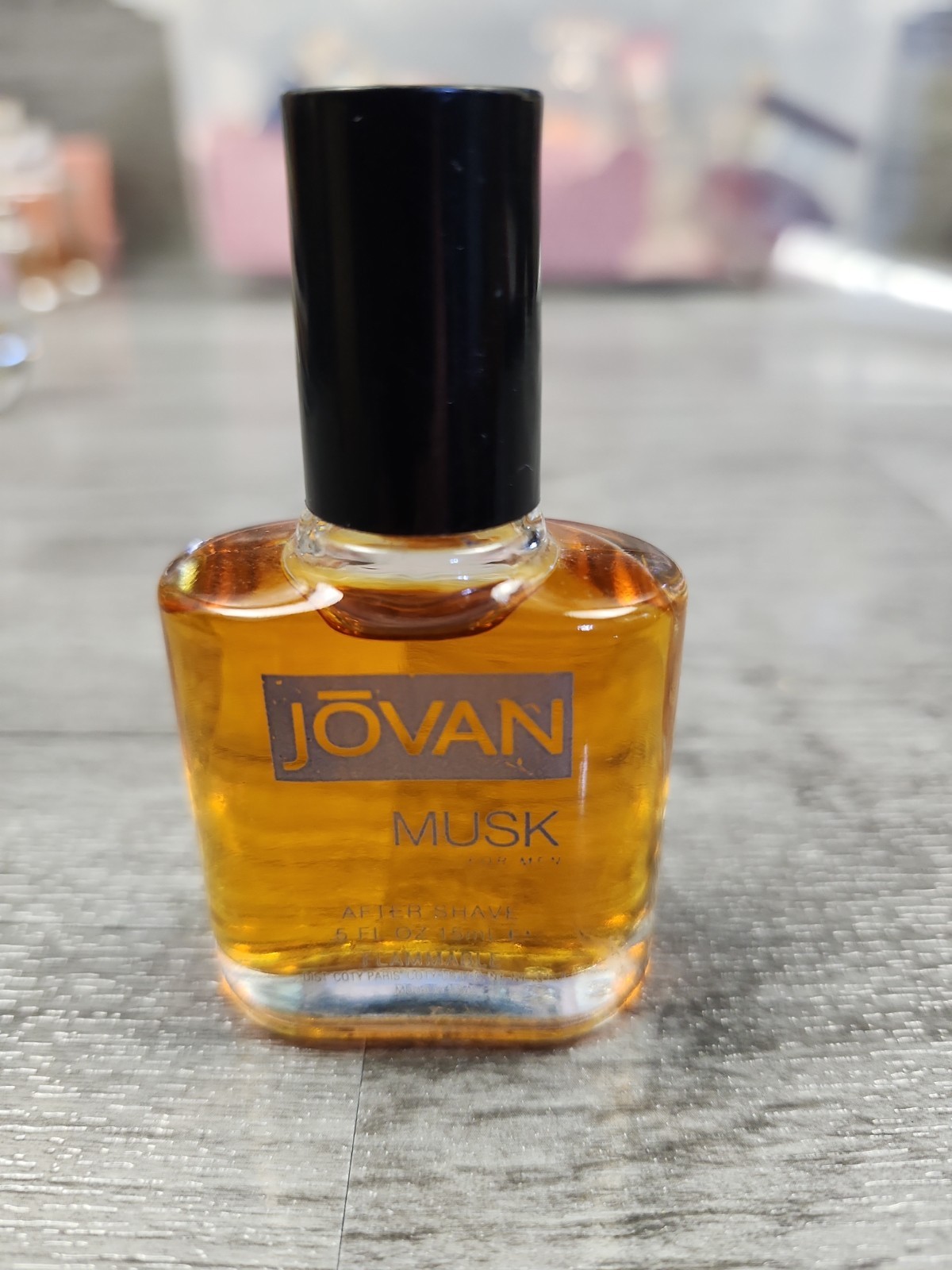 Jovan Musk Cologne .5 fl oz Men’s After Shave Travel Size