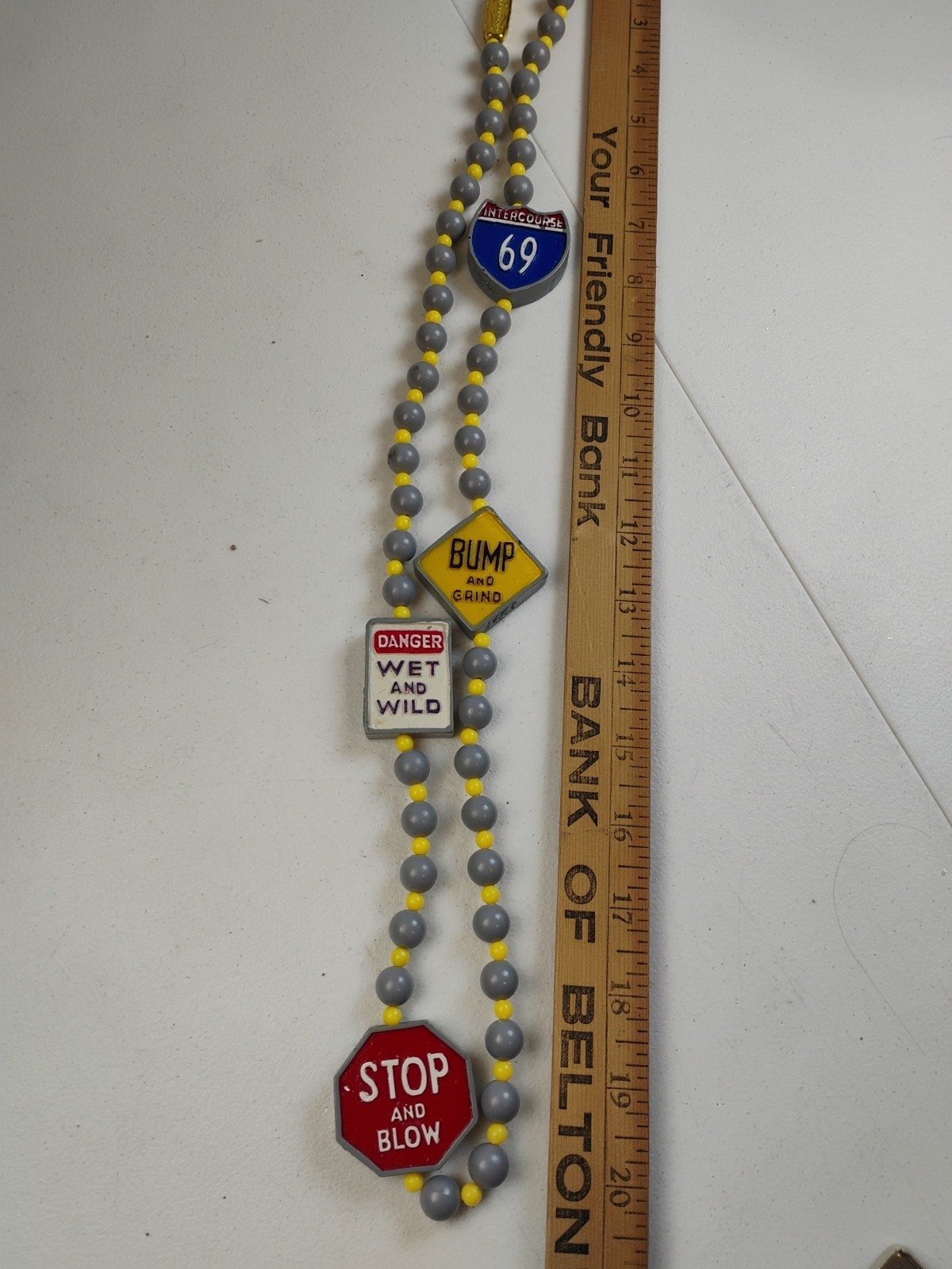 VTG Mardi Gras Beads Large Size Lot Playboy, Vulgar Lot
