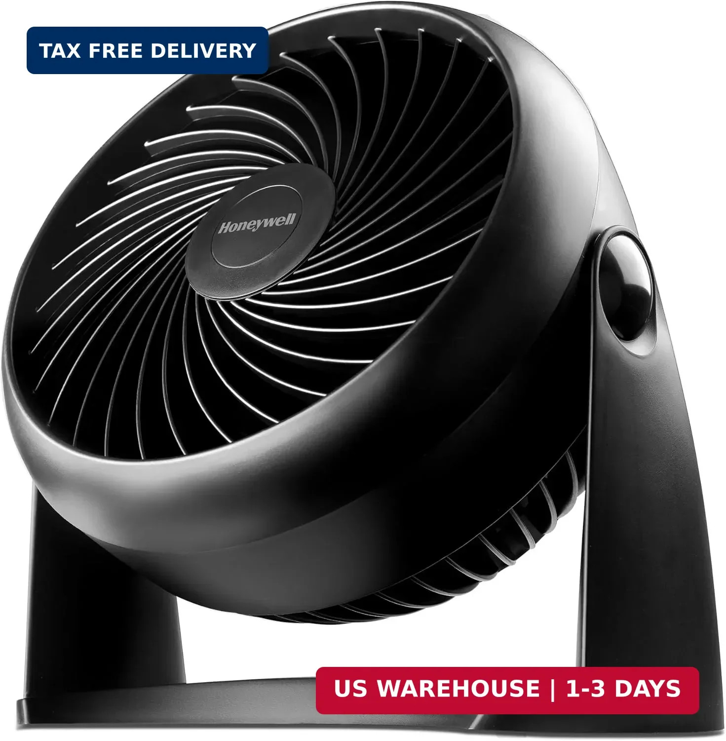 Honeywell TurboForce Air Circulator, Small Tabletop Fan, Quiet Personal Fan for