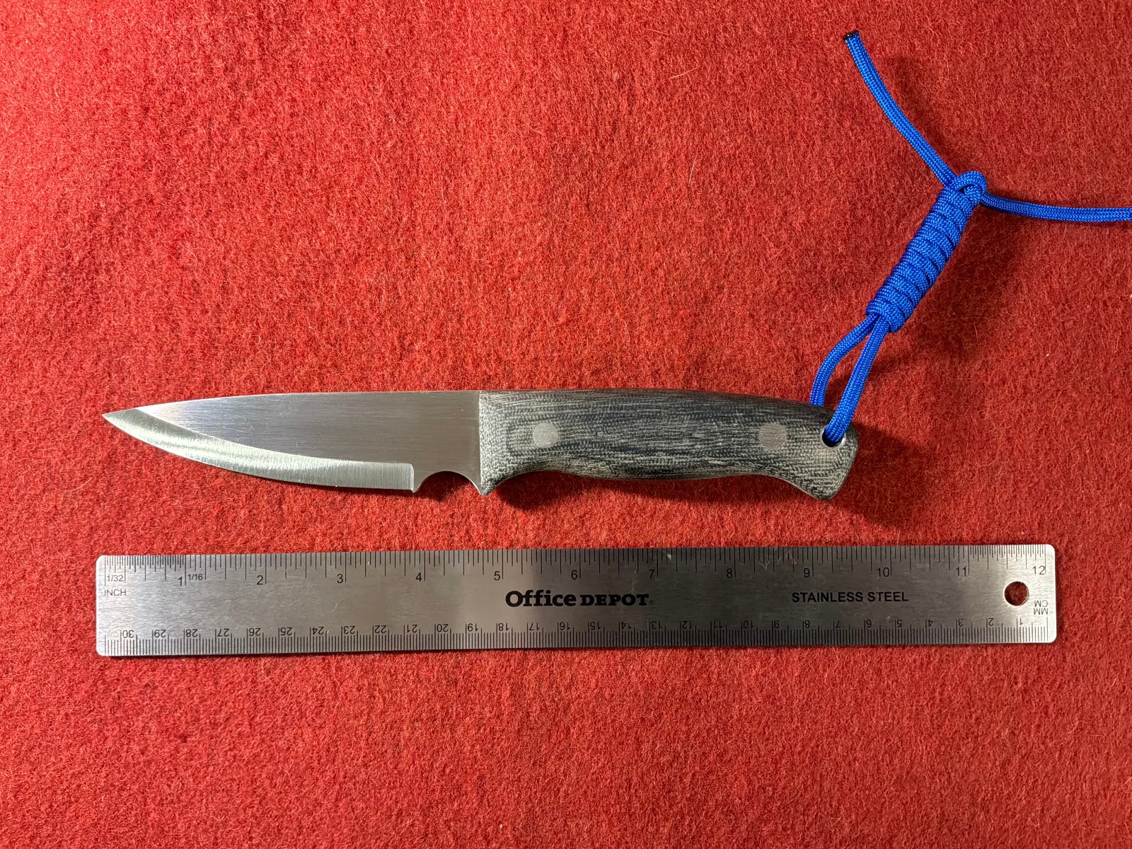 Bark River Knives Bushcraft Fixed Blade Micarta Convex Edge Kydex Tek-Lok Sheath