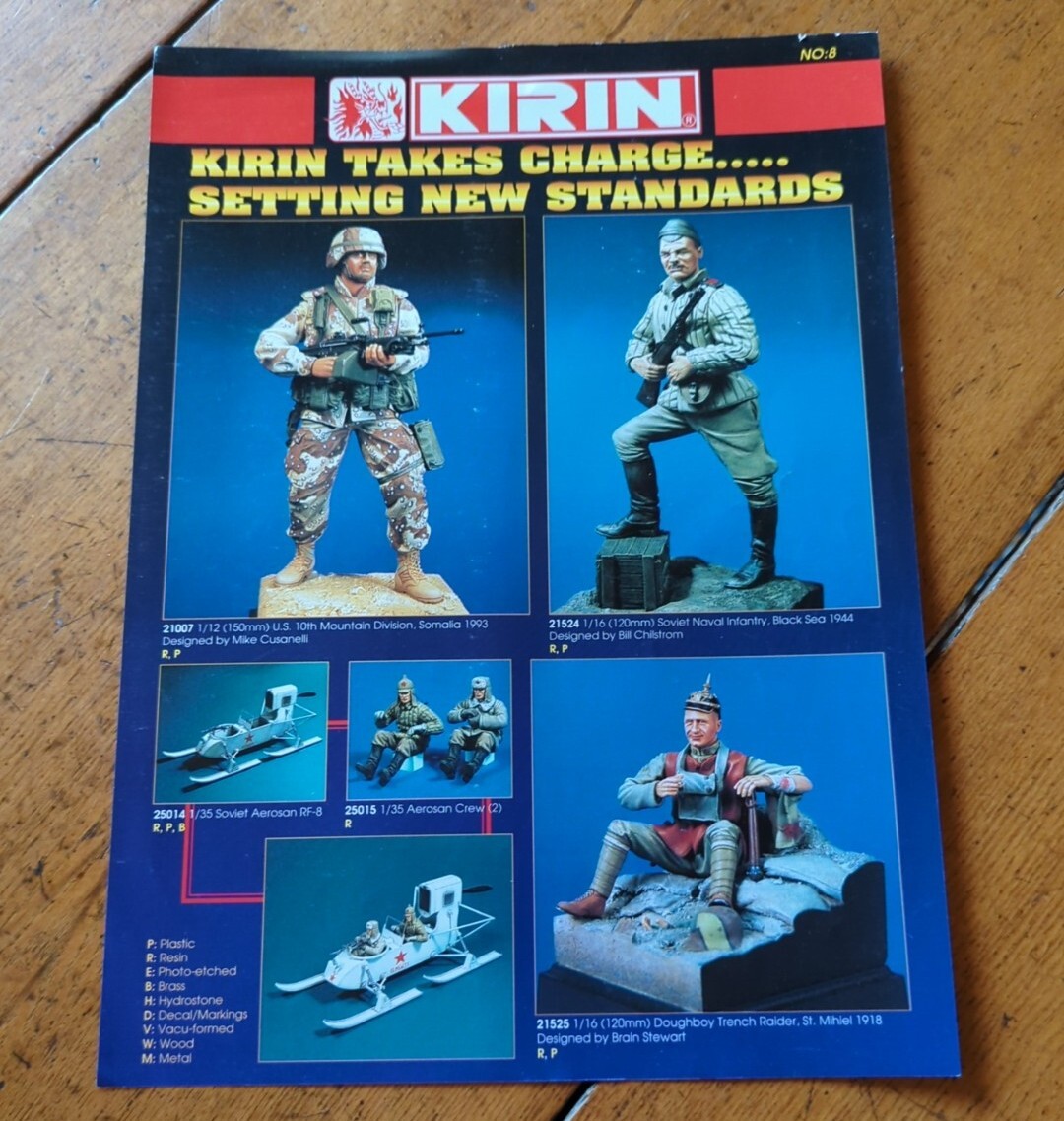 Kirin Advertising For Military Model Kit Double Sided One Sheet