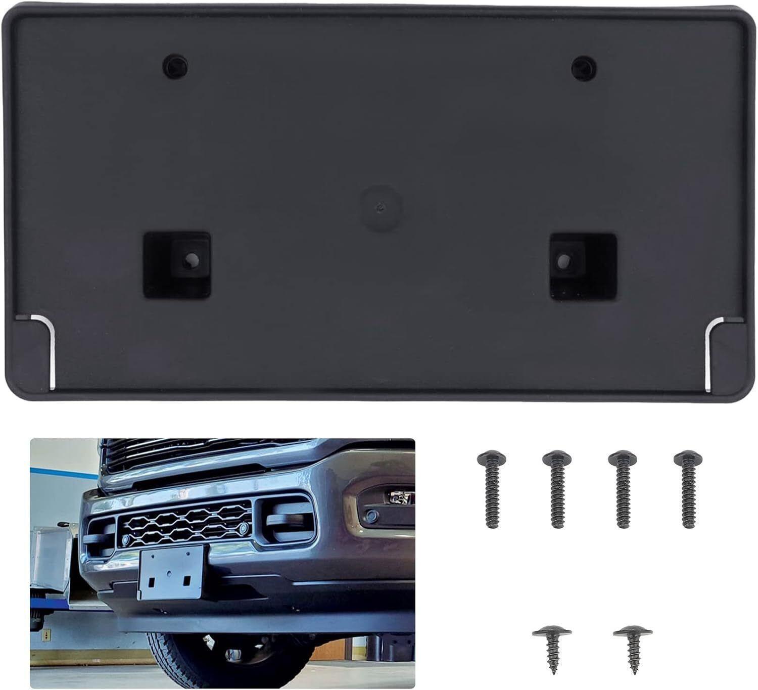 Front License Plate Bracket Compatible with Ram 2500 3500 4500 5500 Black