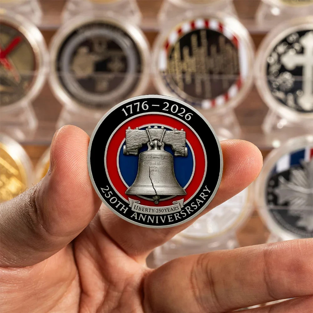 America 250th Anniversary Commemorative Challenge Coin Patriotic Gifts