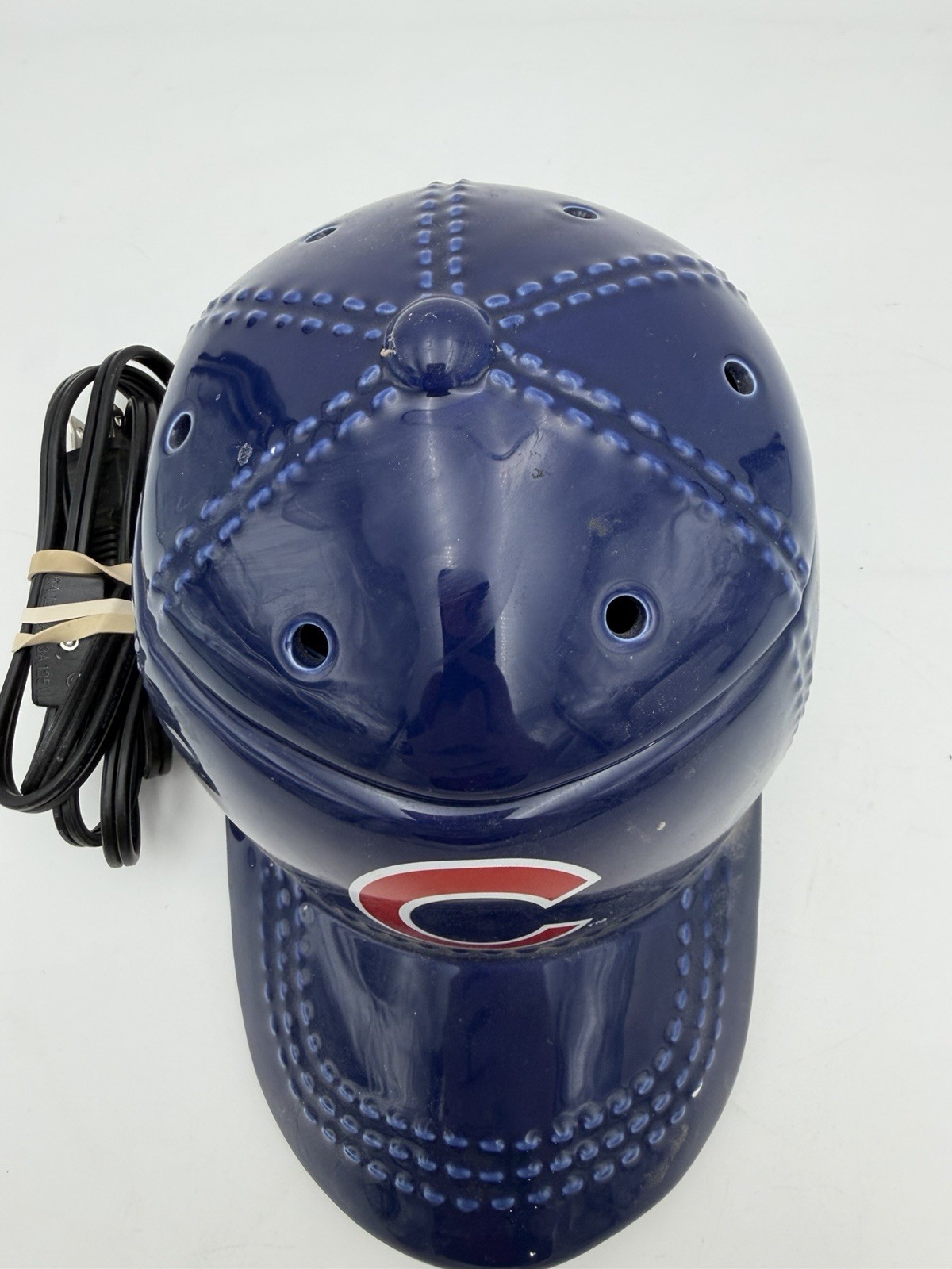 Scentsy MLB Chicago Cubs Baseball Hat Ceramic Fragrance Wax Warmer