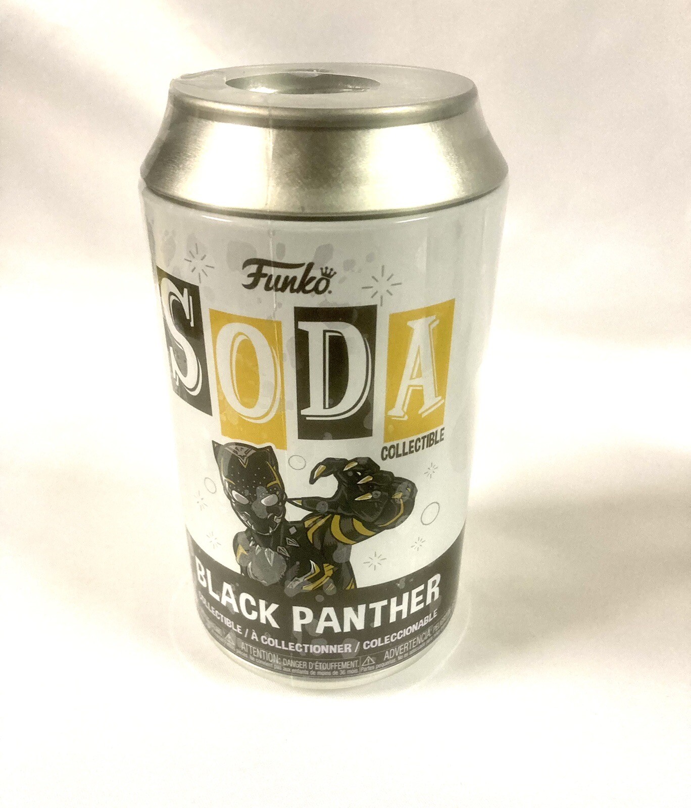 Funko Soda Black Panther Wakanda Forever Vinyl Figure Sealed Can Marvel