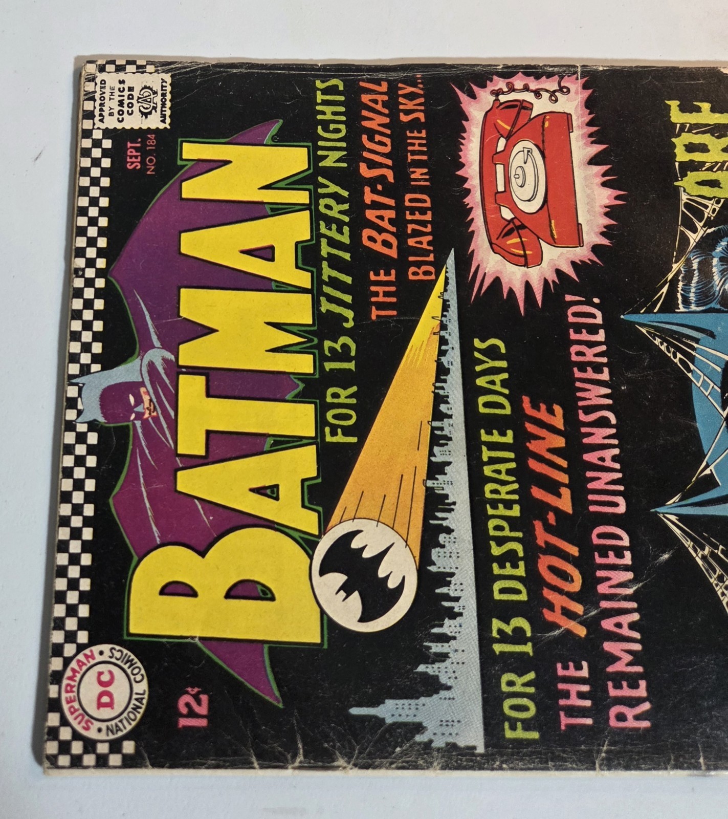 Batman #184 DC Comics 1966 Bruce Wayne Robin Dick Grayson