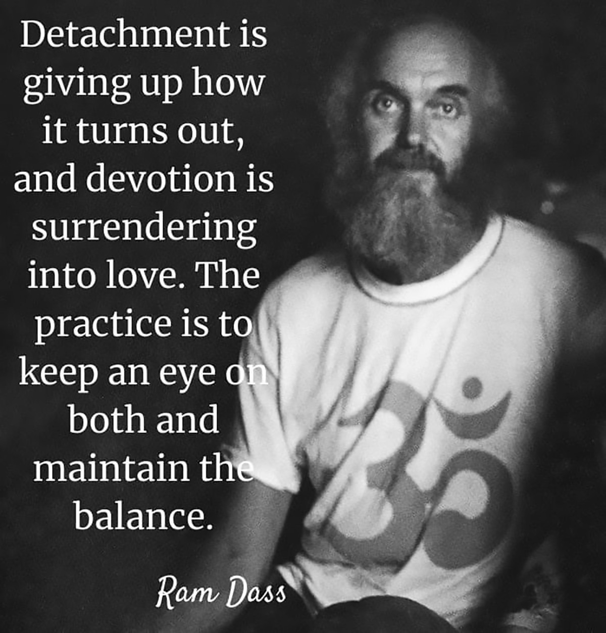 Ram Dass Richard Alpert balance High Quality Metal Fridge Magnet 4×4 1117