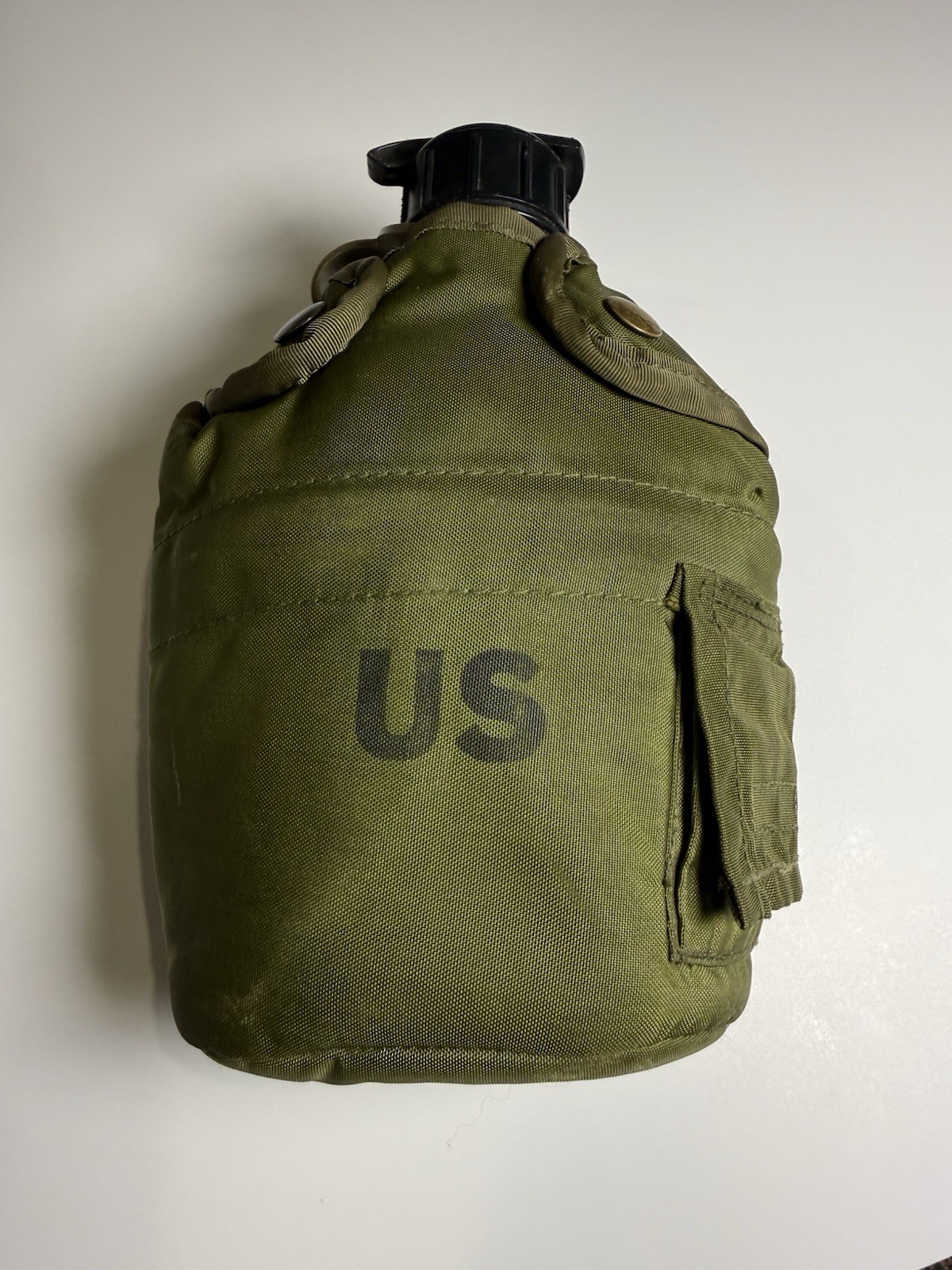USGI 1QT OD Green Canteen 1979 LC-2 Cover 2 ALICE Clips Vietnam Era Set