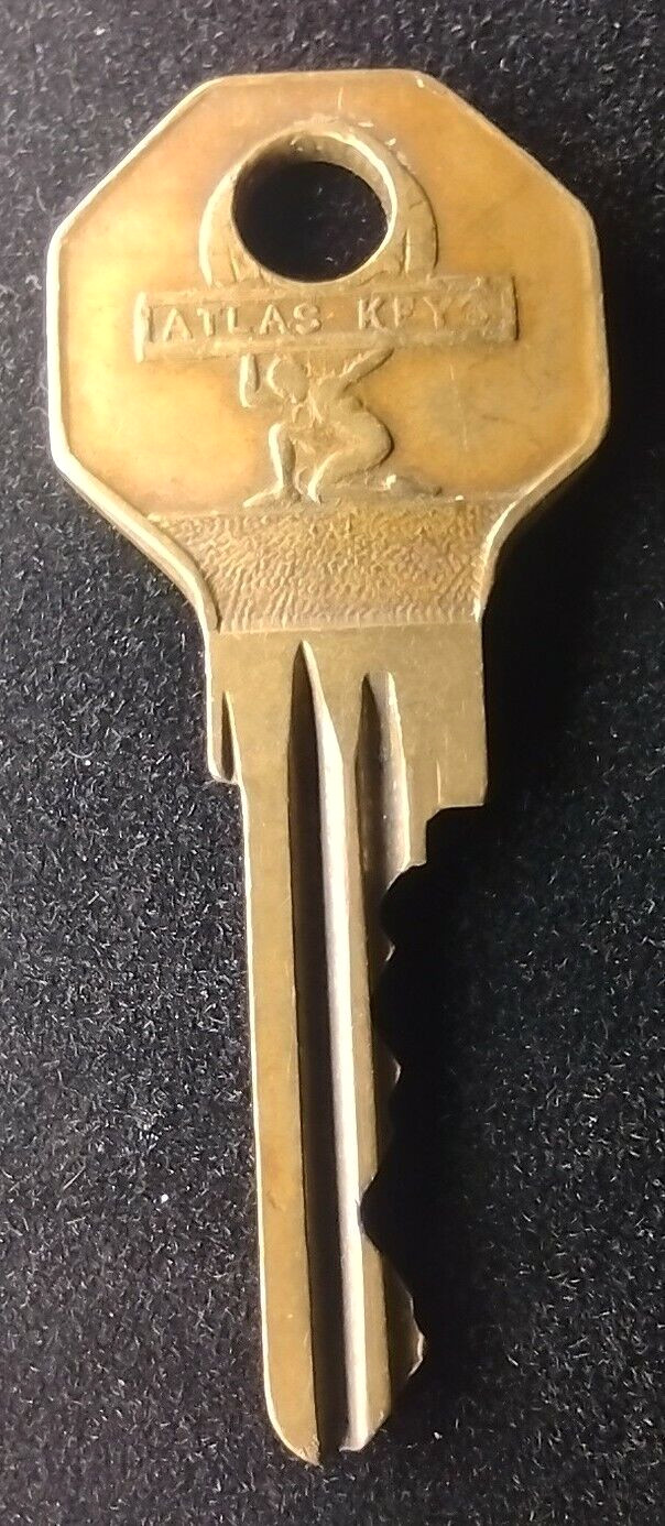 Key Vintage Atlas Keys Weisners A88H Appx 2-1/16″ Replacement Steampunk Locks
