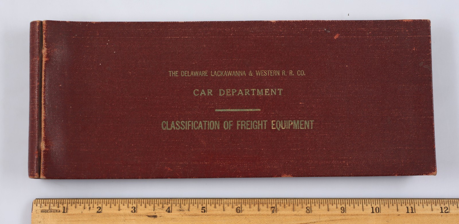 Vtg. 1960 Delaware Lackawanna & Western Railroad Freight Car Classification Book