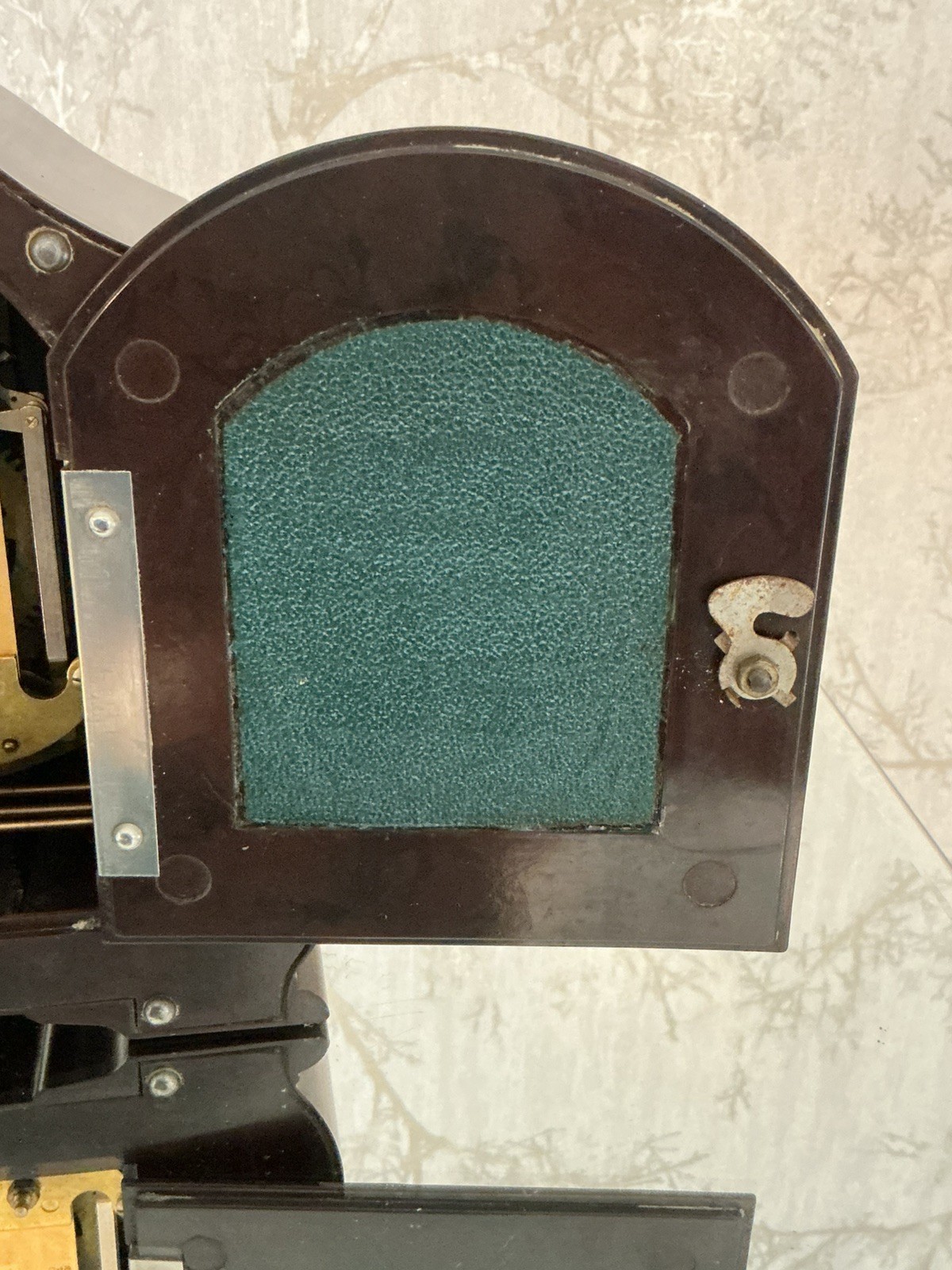 Smiths Enfield Bim Bam Striking mantel clock. Bakelite. Working.