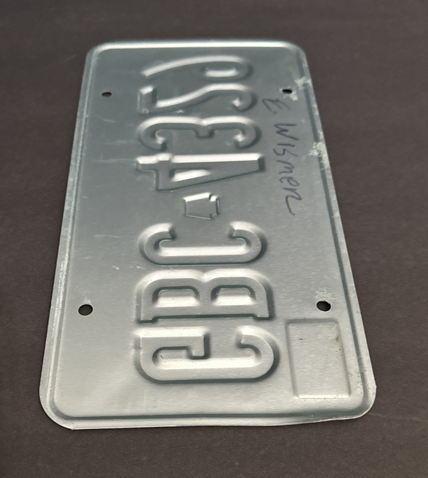 Pennsylvania License Plate — GBC 4329 VISIT PA.COM — Excellent Condition !!