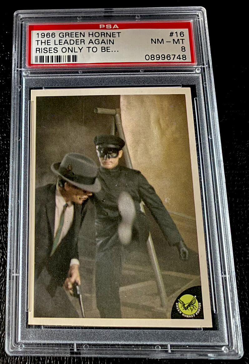 Bruce Lee Rookie Card PSA 8 1966 Green Hornet Kato #16 Karate RC 60s TV Show 🔥