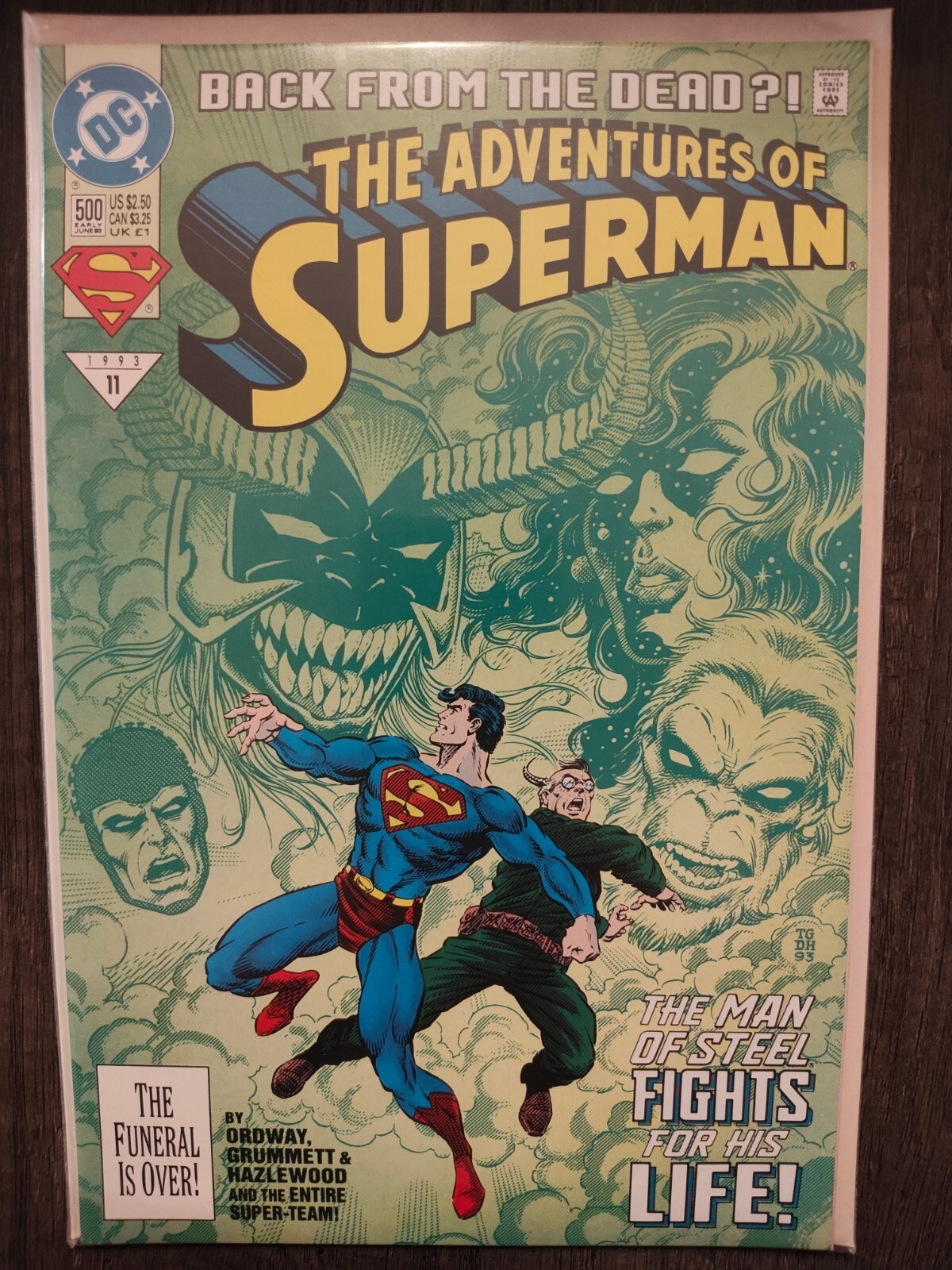 Superman comic ’92-’93 supergirl, Justice League, robin, doomsday, green lantern