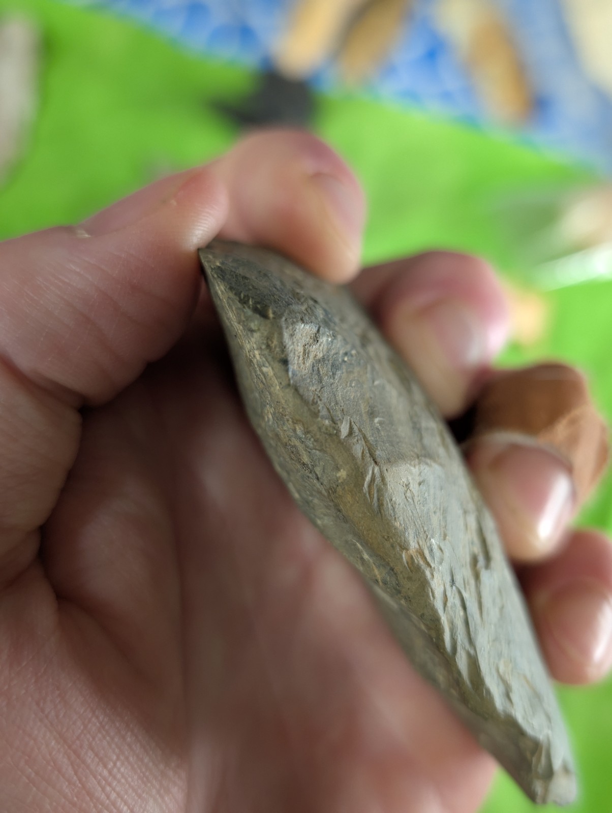 GUARANTEED Authentic Ancient Tennessee Indian Artifact Hafted Tool 3 7/16″