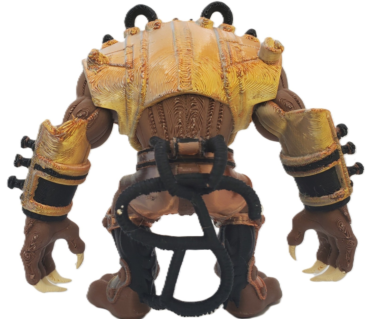 Steampunk Wolf Monster 7in 3D Printed Fantasy Figure PAGE UNLIMITED KNIGHTS