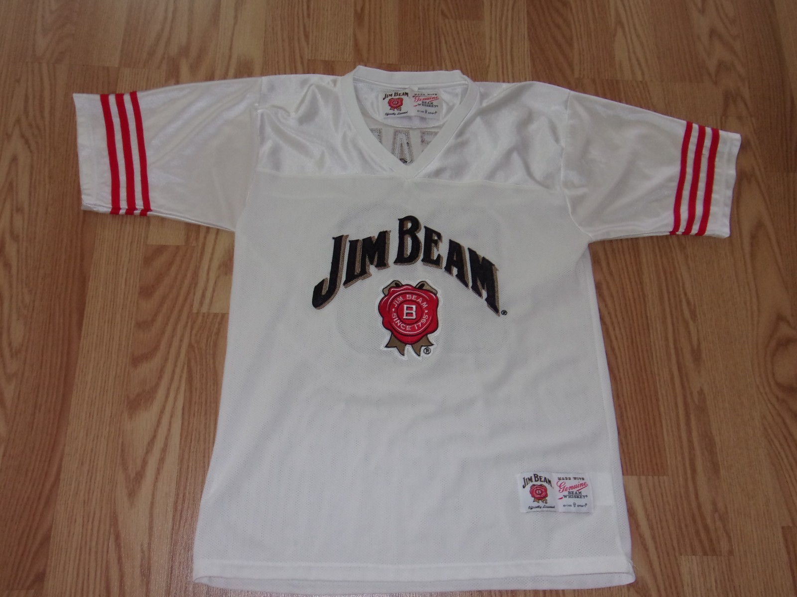 Jim Beam Mens Medium Short Sleeve Jersey Excellent Condition