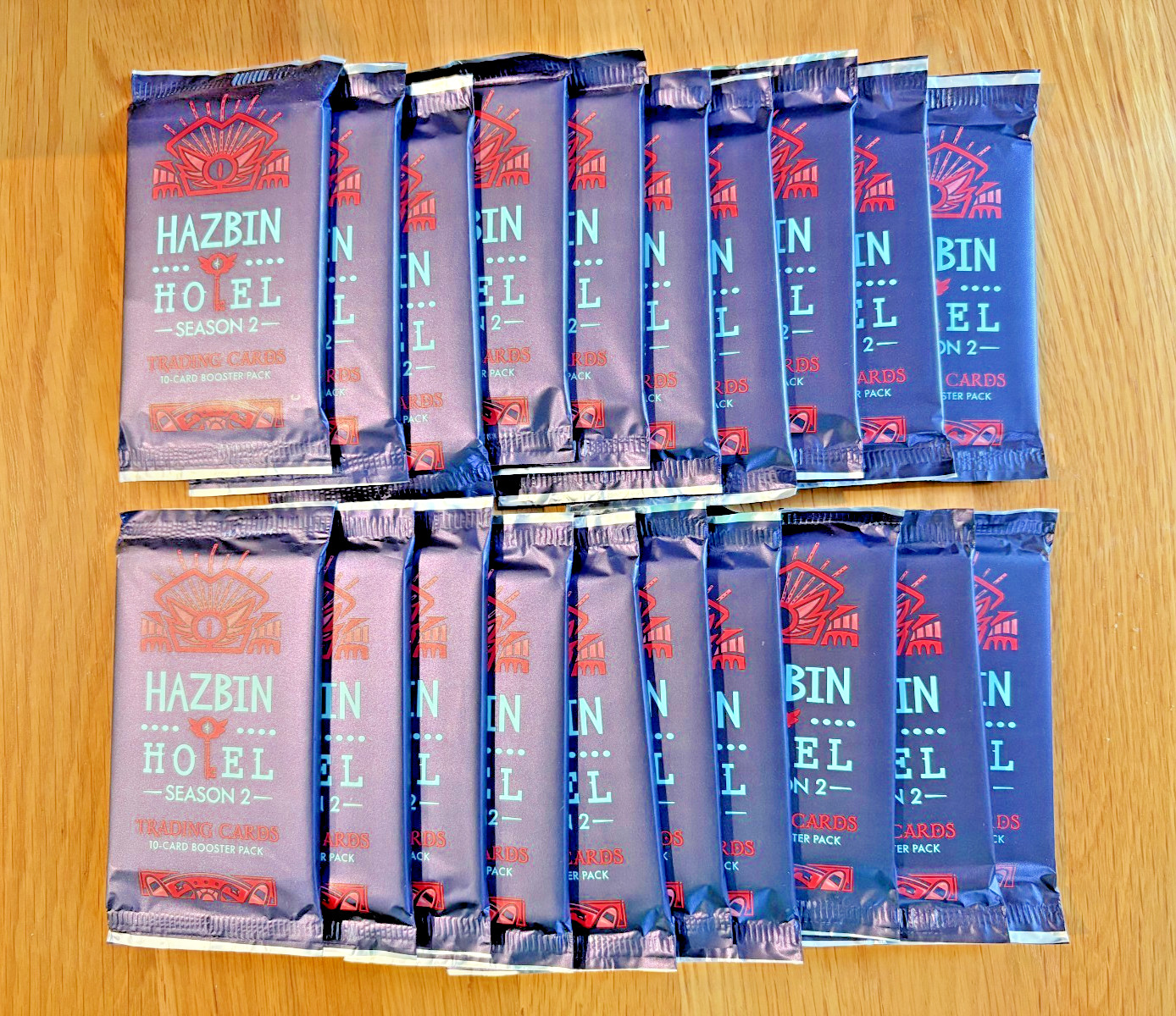 🔥*LOT OF 20* HAZBIN HOTEL Season 2 Trading Cards 1st Edition Booster Pack🔥