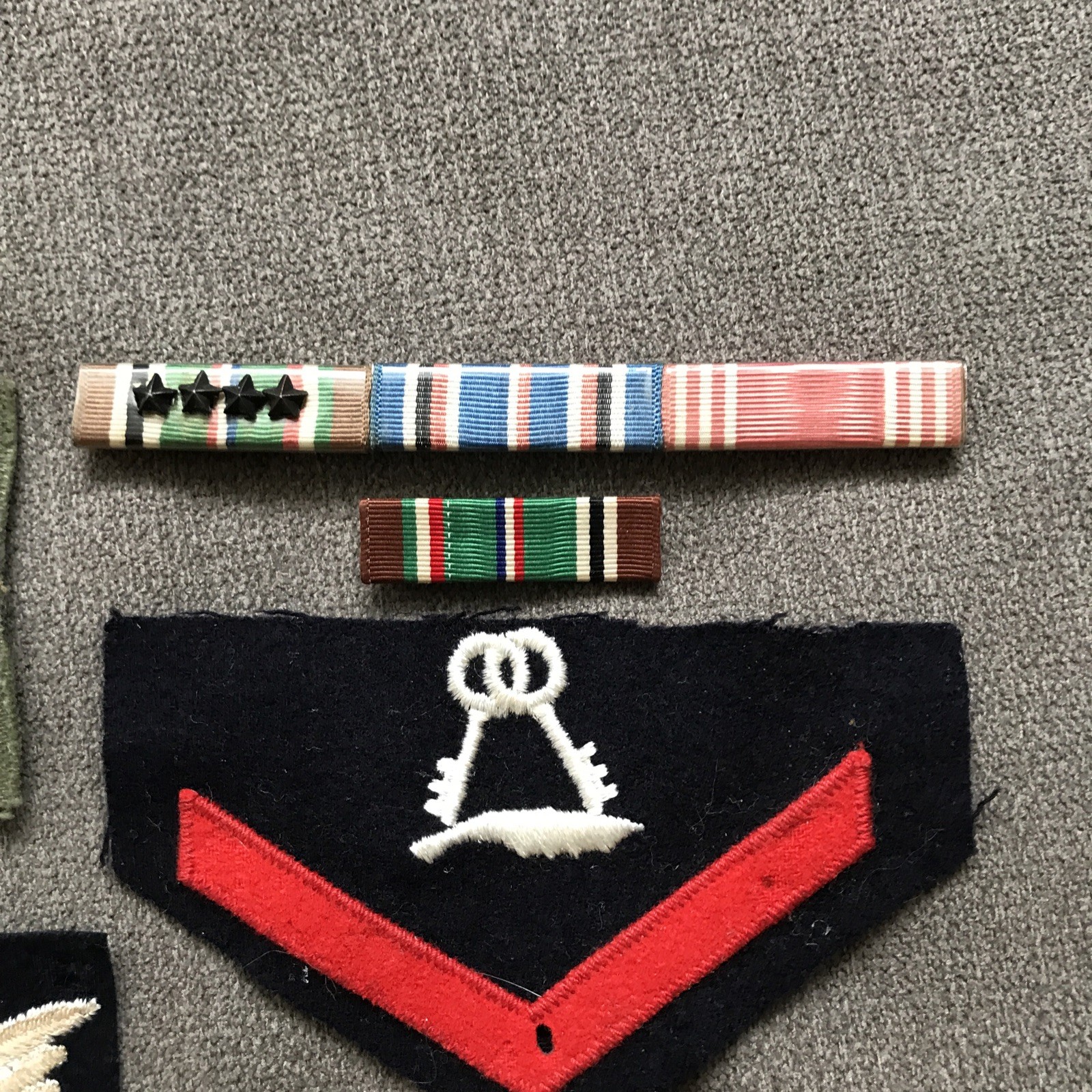 U.S. Military Bars, Buttons, And Patches