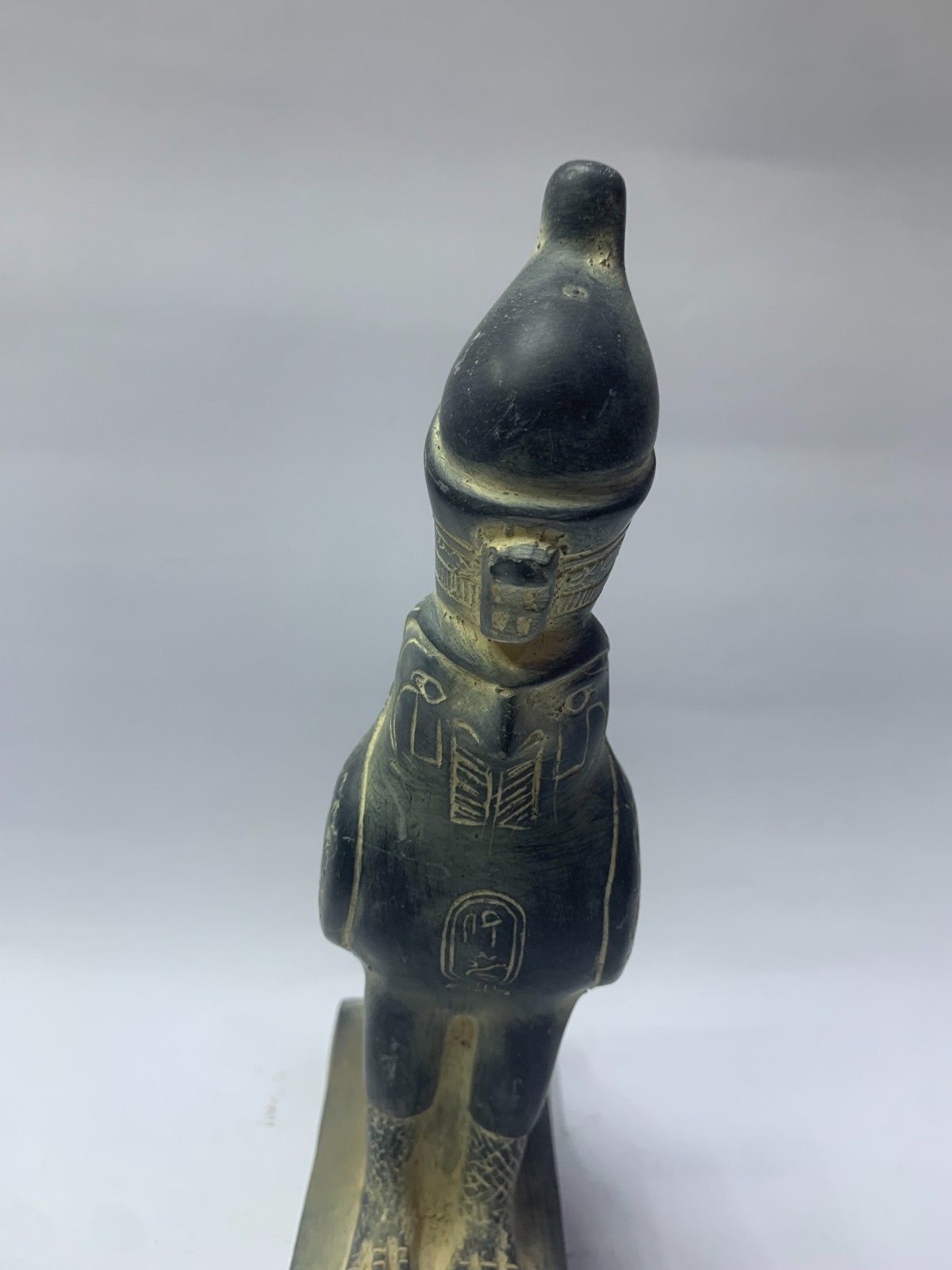 RARE ANCIENT EGYPTIAN STATUE Stone Pharaonic Horus Ra Falcon God Warrior Statue
