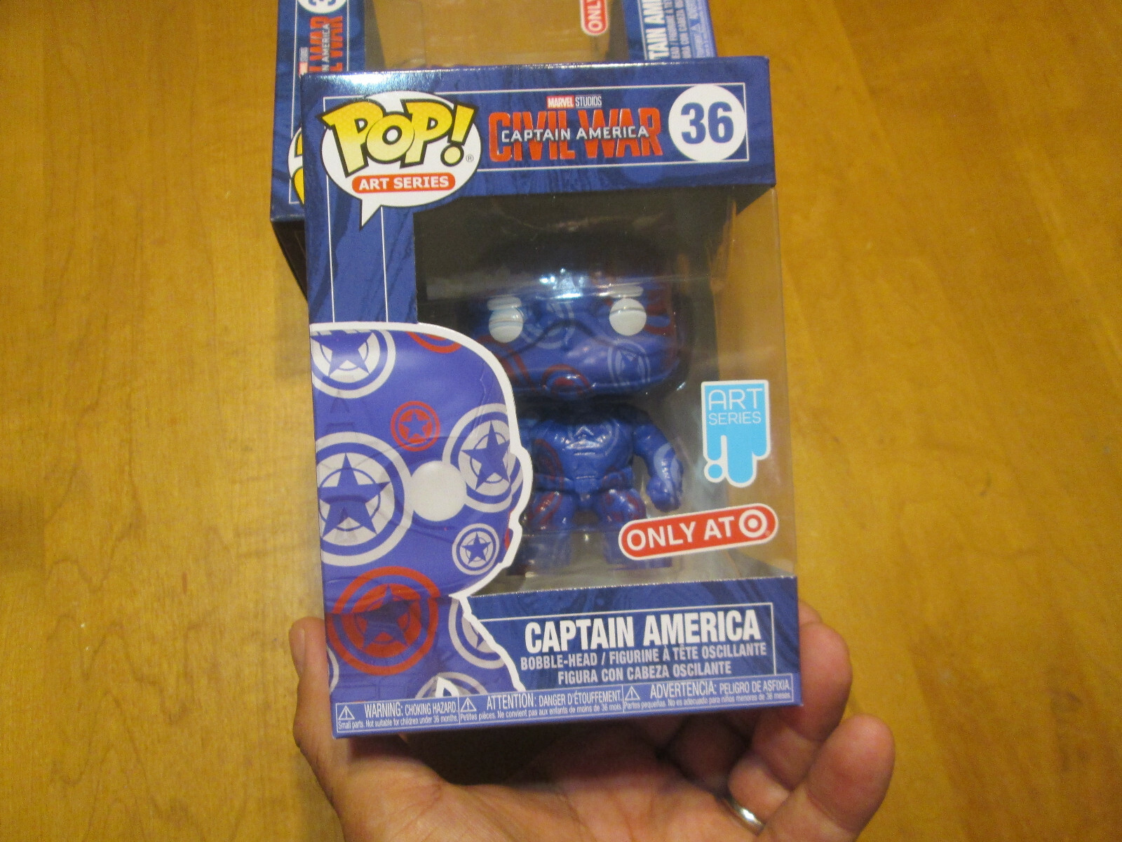 FUNKO POP ART SERIES MARVEL STUDIOS CIVIL WAR CAPTAIN AMERICA # 36 TARGET