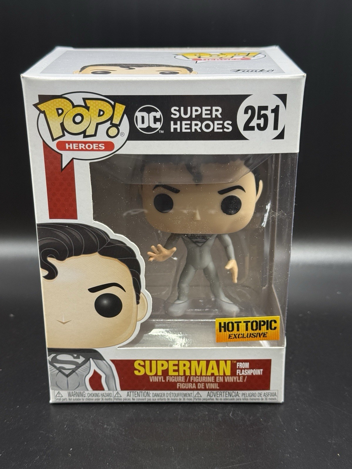 Funko Pop! Vinyl: Superman #251 Hot Topic Exclusive DC Super Heroes (Mint) (A)