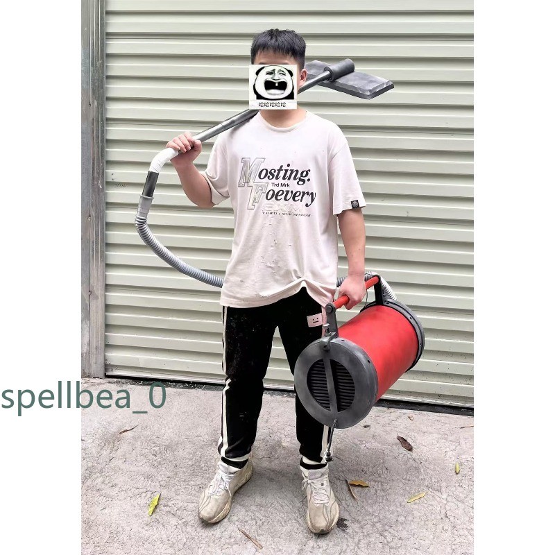 GACHIAKUTA Rudo Vacuum Cleaner Cosplay Prop Full Size Anime Costume Accessory