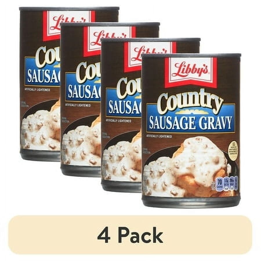 (4 pack) Libby’s Country Sausage Gravy, 15 oz Can