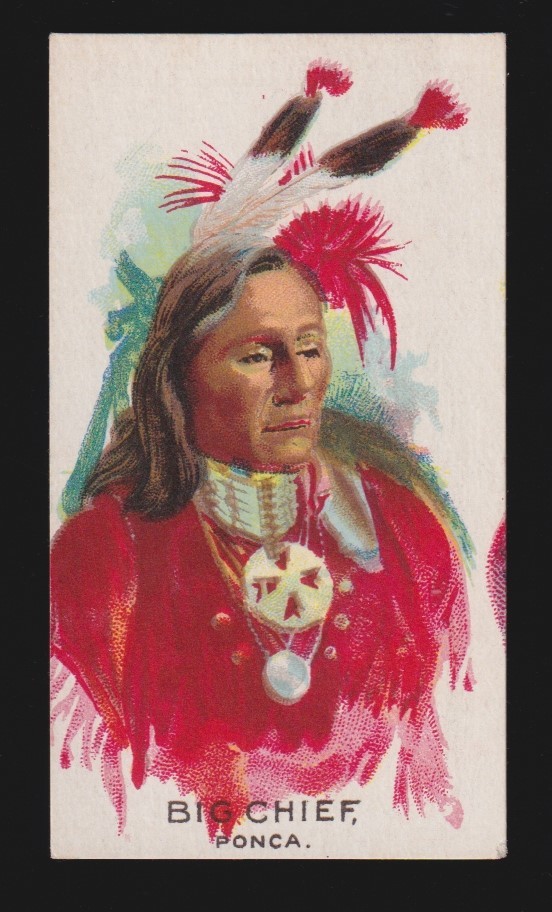 BIG CHIEF 1930 BRITISH AMERICAN TOBACCO INDIAN CHIEFS #43 EX-EXMT NICE CORNERS