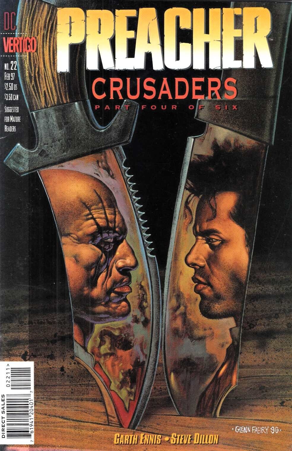Preacher #22 (1997) Very Fine (8.0) DC Comic FREE Shipping on orders over $50