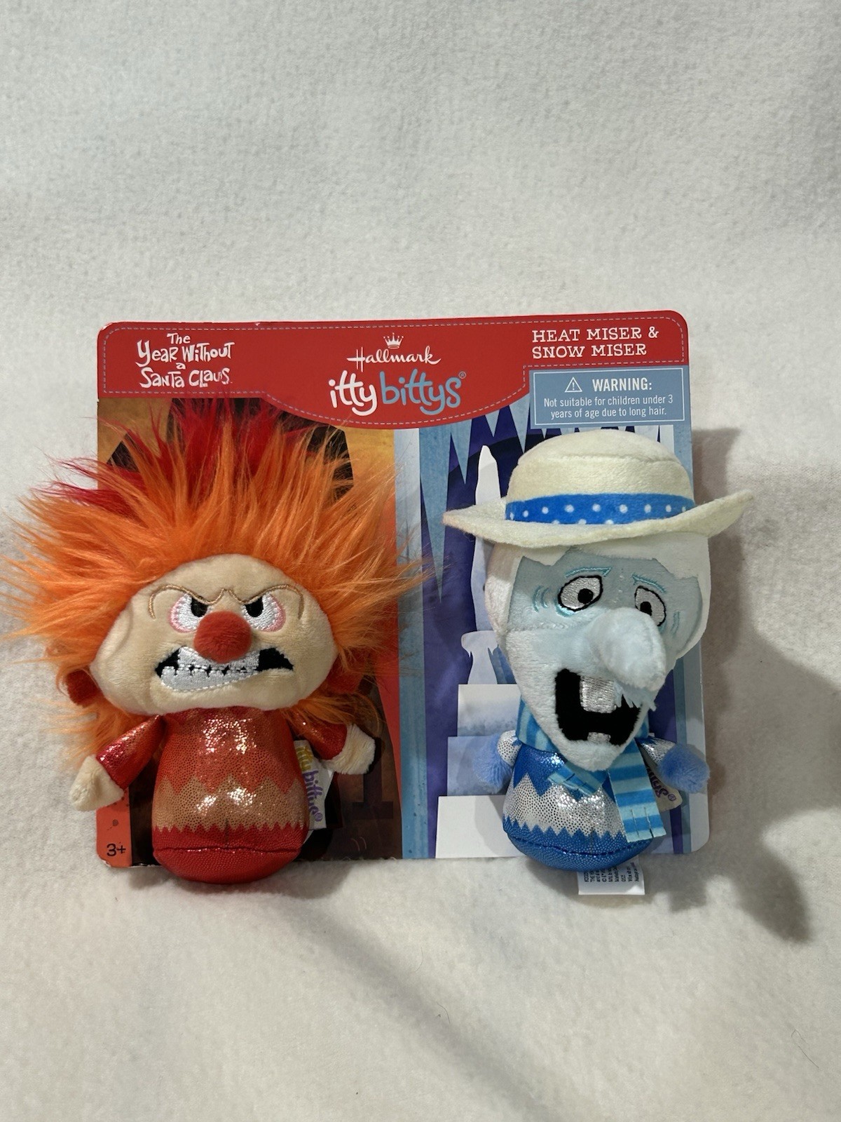 HEAT MISER & SNOW MISER HALLMARK ITTY BITTYS PLUSH “YEAR WITHOUT SANTA CLAUS”