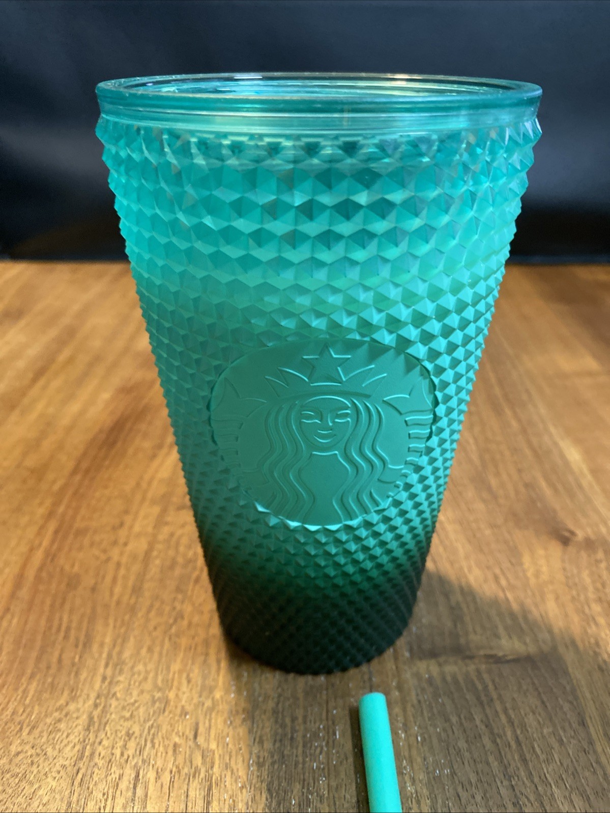Starbucks Mint Green Gradient Studded Tumbler