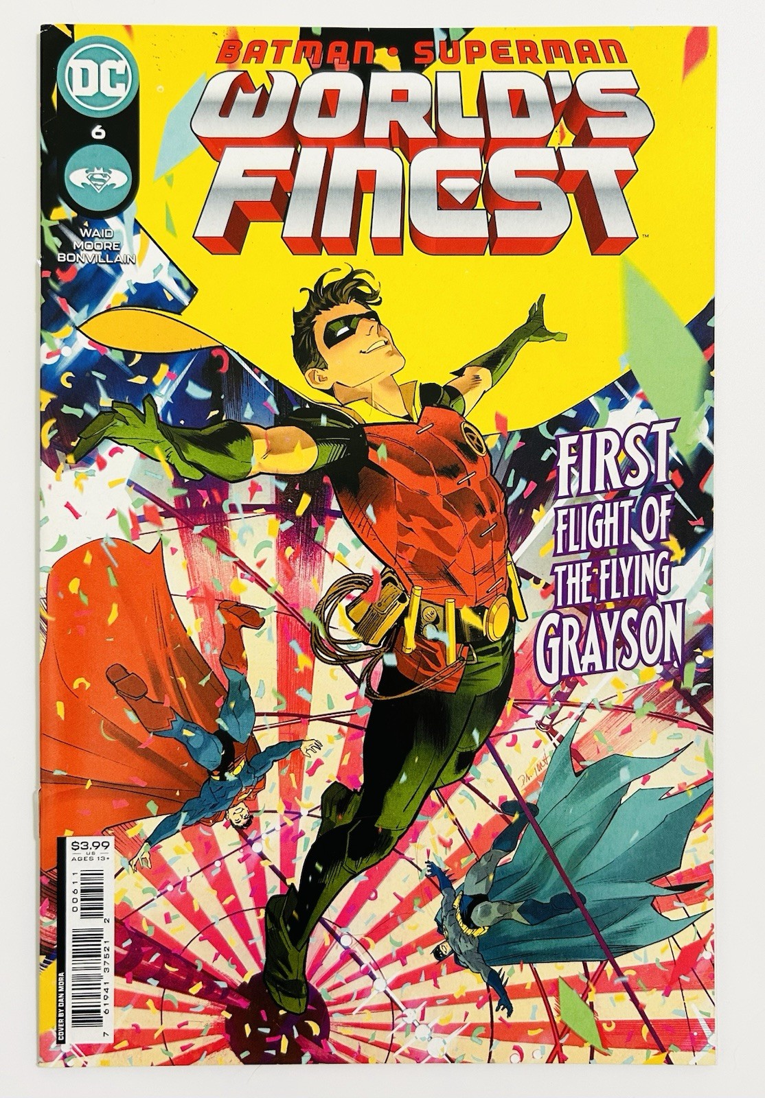 Batman Superman Worlds Finest #6 Dan Mora 2022 Cover A, Robin ~ 1st Print | VF