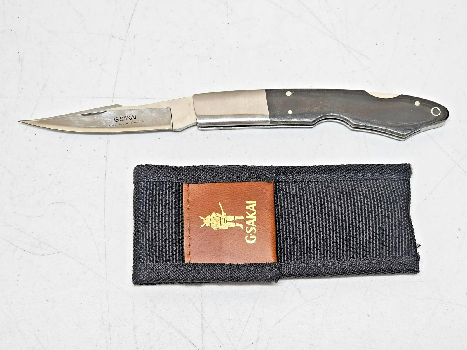 G.SAKAI Rare BIRD & TROUT KNIFE -TA103 SEKI JAPAN