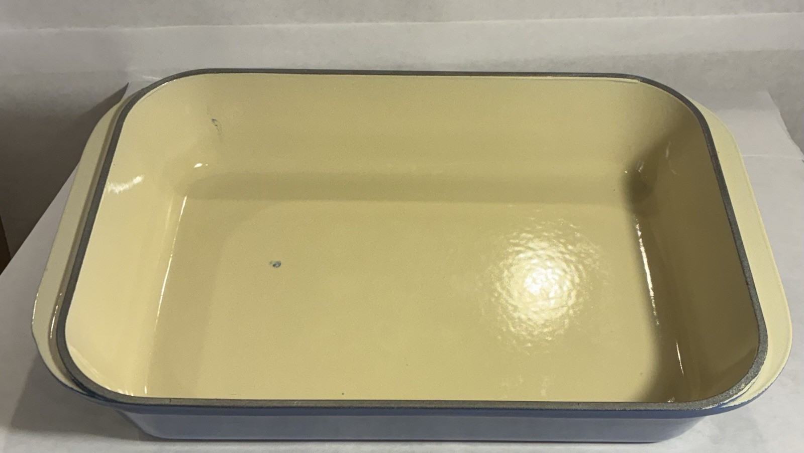 LE CREUSET Rectangular Classic 40 Enameled Cast Iron Roaster Lasagna In Blue
