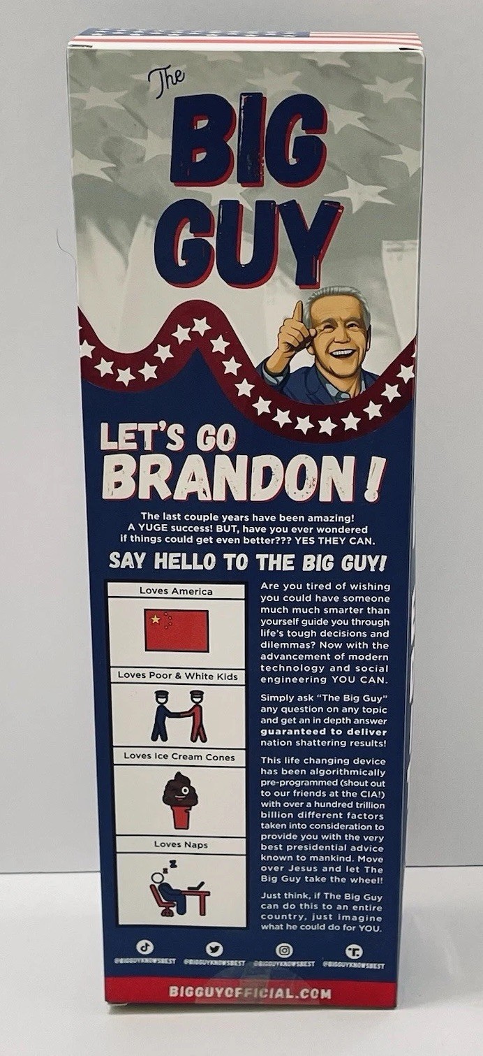 Joe Biden “The Big Guy” Talking Doll Limited 1st Edition Political Satire Scarce