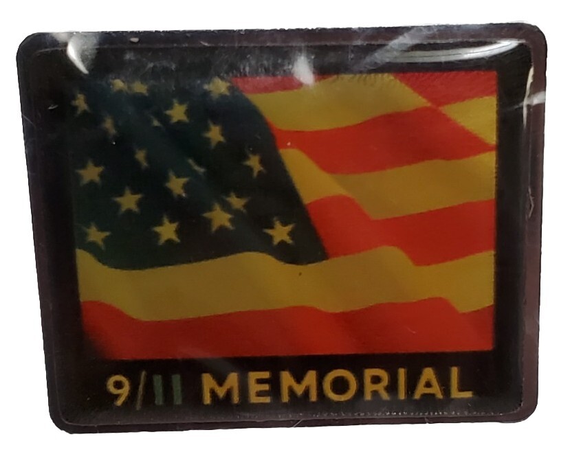 Lot of 2- 9 11 Memorial Remembrance Patriotic USA PIN Flag NEW & SEALED