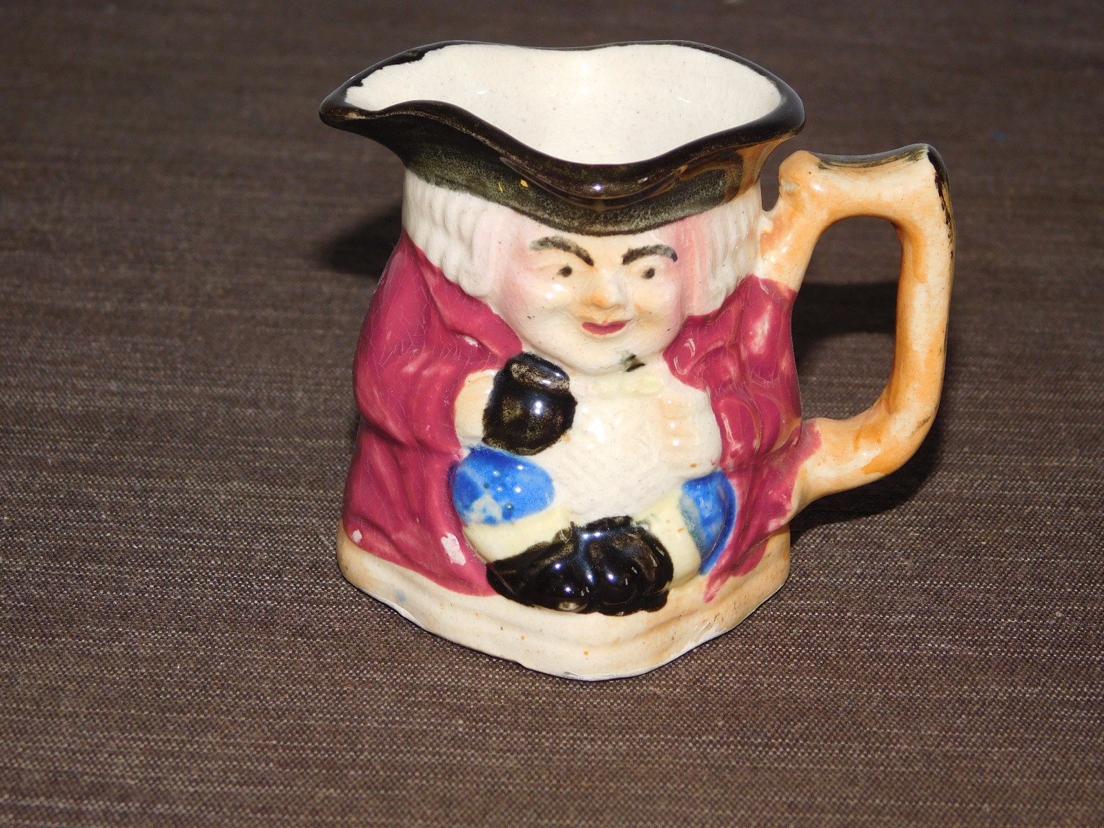 VINTAGE KITCHEN 2 3/4″ HIGH CERAMIC CREAM MILK or SYRUP PITCHER