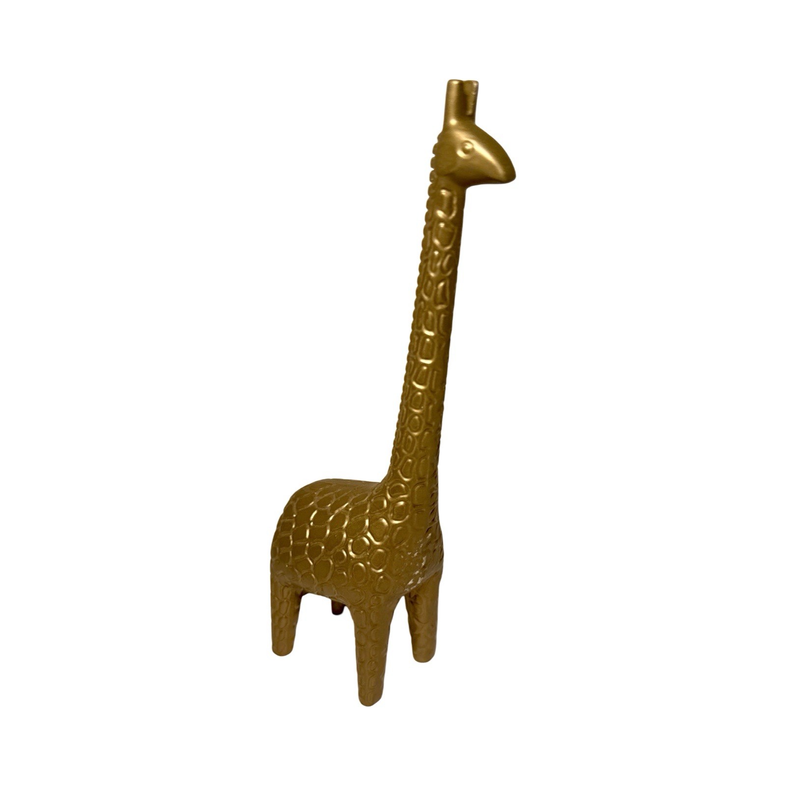IKEA Markniva Giraffe Figurine Brass Color 8.25 Inch Animal Decor Sculpture