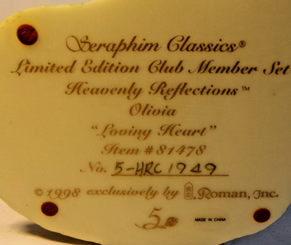 1998 Seraphim Classics Club Member Set HEAVENLY REFLECTIONS Complete #81476