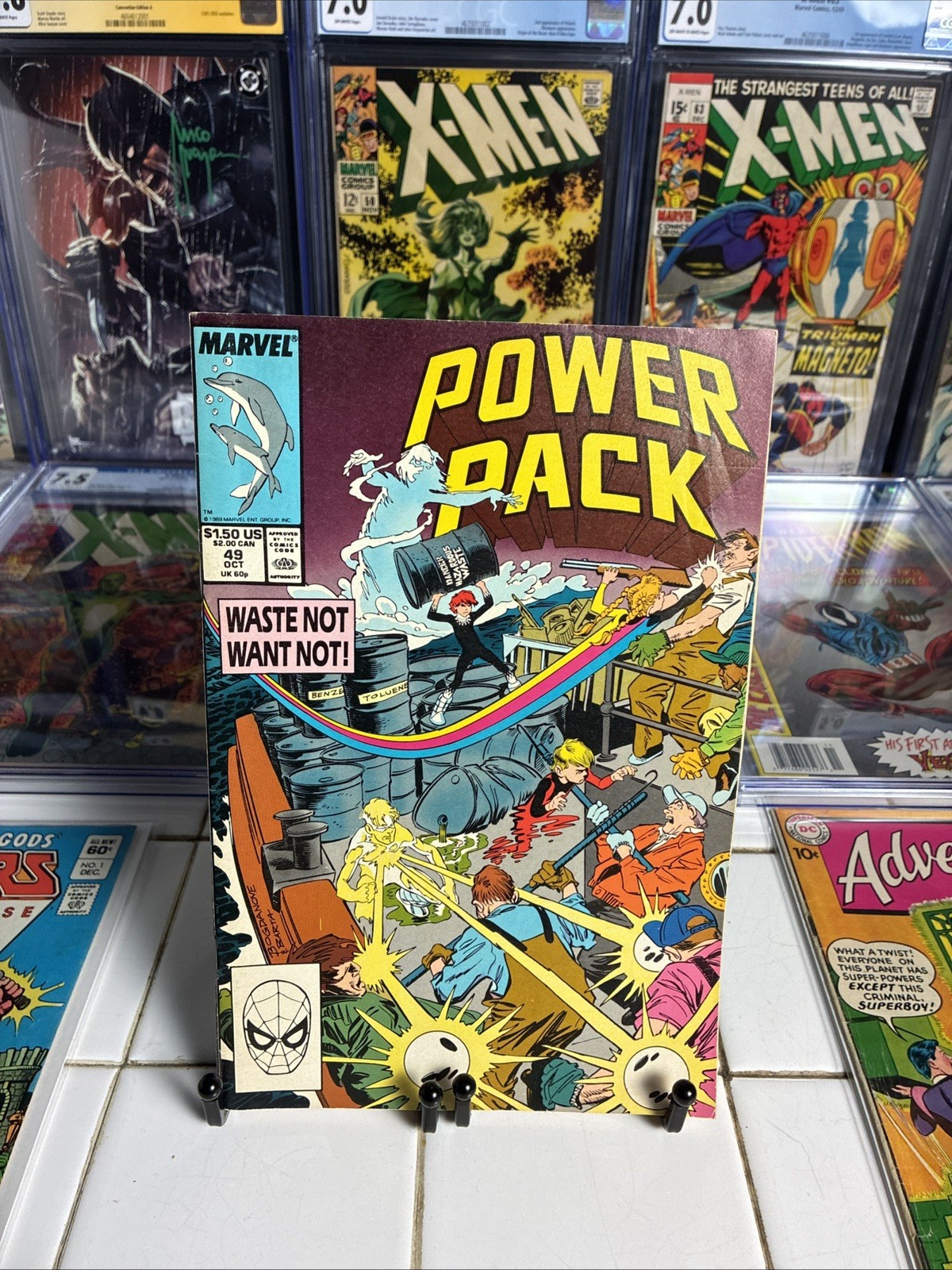 Marvel Comics: Power Pack #47 48 49 50 51 53 57 62 , July 1989