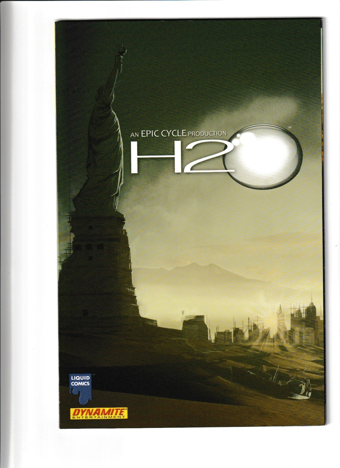 H2O TPB, Dynamite, Liquid Comics, Jeevan Kang, Grant Calof, Eric Eisner, new NM
