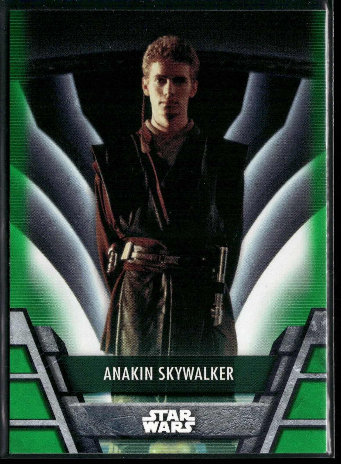 Star Wars Topps Holocron 2020 Green Parallel Insert Card JEDI-4 Anakin Skywalker