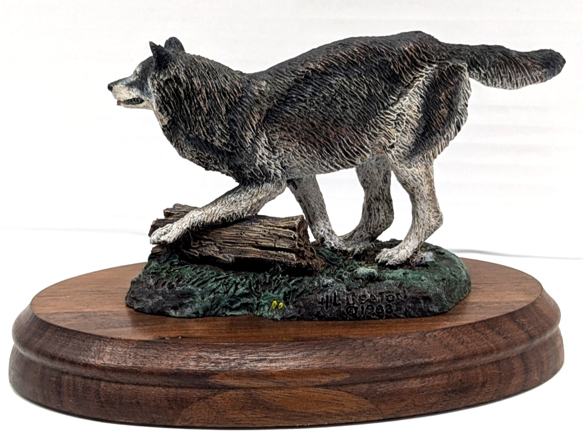 1983 Hamilton Collection Timber Wolf Great Animals of the American Wilderness